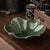 Green Petal-Shaped Fruit Dish – Pair For Sale - Image 4 of 7