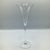 Set of tall Waterford star etched crystal champagne toasting flutes.