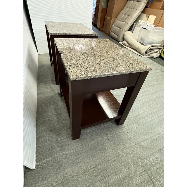 Brown Bermanfalk Bespoke Nightstands, Pair For Sale - Image 8 of 15