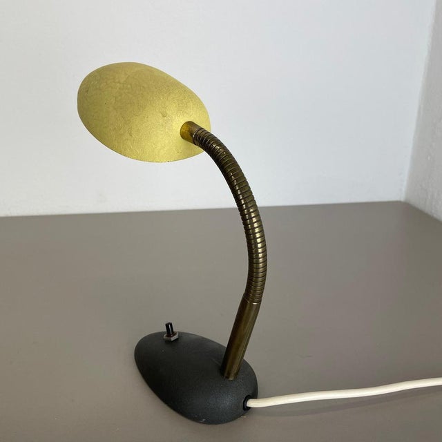 Yellow + Black Sputnik Table Lights in the style of Stilnovo and Auböck, Italy, 1950s, Set of 2 For Sale - Image 12 of 18