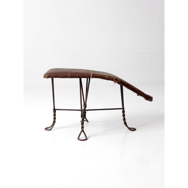 Antique Victorian Shoe Fitting Stool For Sale - Image 9 of 17