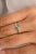 This is part of Chairish’s Fine Jewelry assortment. Two Stone Emerald and Diamond Wedding Ring for Her in 14K Gold...