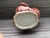 Mid-Century Modern Vintage Chinese Porcelain Hand Painted Orange Glaze Koi Fish Vase For Sale - Image 3 of 8