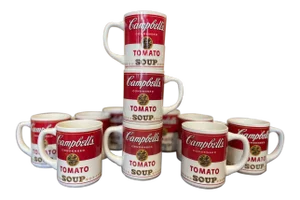 1968 First Edition Campbell's Soup Mugs- Set of 11