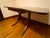 Vintage Brown Wood Versatile Drop Leaf Double Pedestal Dining Table For Sale In Dallas - Image 6 of 18