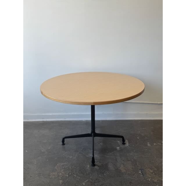 Black 1980s Eames Herman Miller Aluminum Group Dining Table For Sale - Image 8 of 9