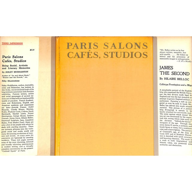 Traditional "Paris Salons Cafes, Studios: Everything About Everybody in Paris" 1928 Huddleston, Sisley For Sale - Image 3 of 12