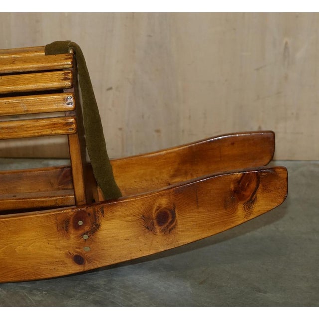 Handmade Childrens Rocking Horse of Dachshund Sausage Dog, 1930s For Sale - Image 4 of 17