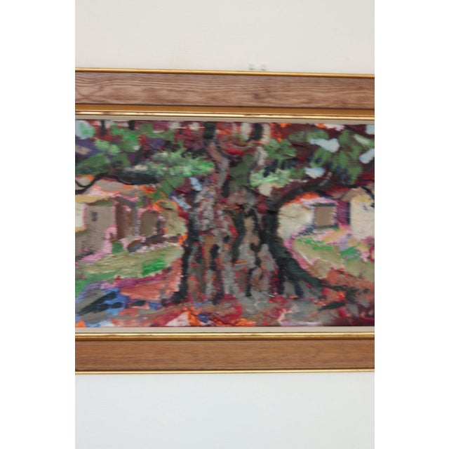 Bertil Wahlberg, Obscured by a Tree, 1960s, Oil on Canvas For Sale - Image 6 of 14
