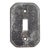 Reclaimed Steel Toggle Switch Cover Wall Plate For Sale