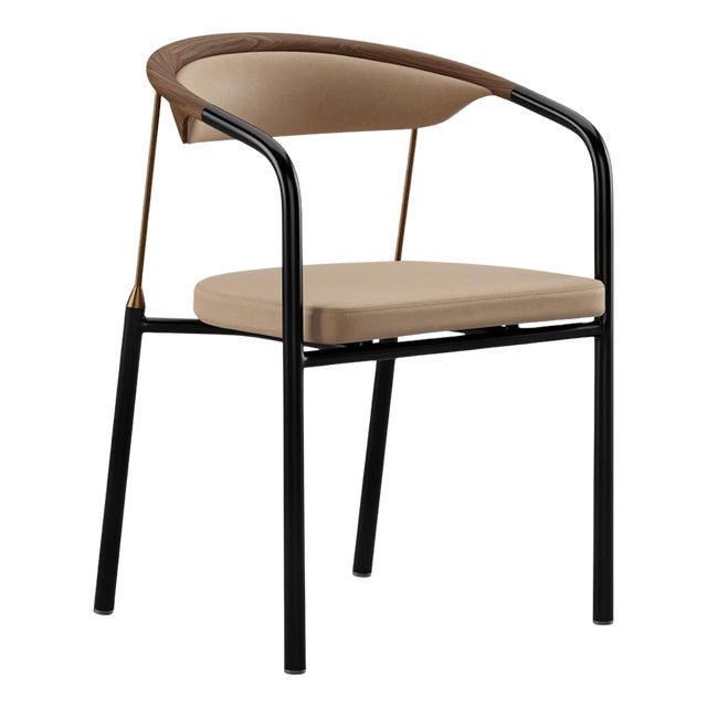 Chairman Chair in Walnut with Upholstery in Lime by Henrik Tengler for One Collection For Sale