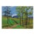 Original Spring Landscape Oil Painting, Ukrainian Soviet Art (1978) 55-77 For Sale