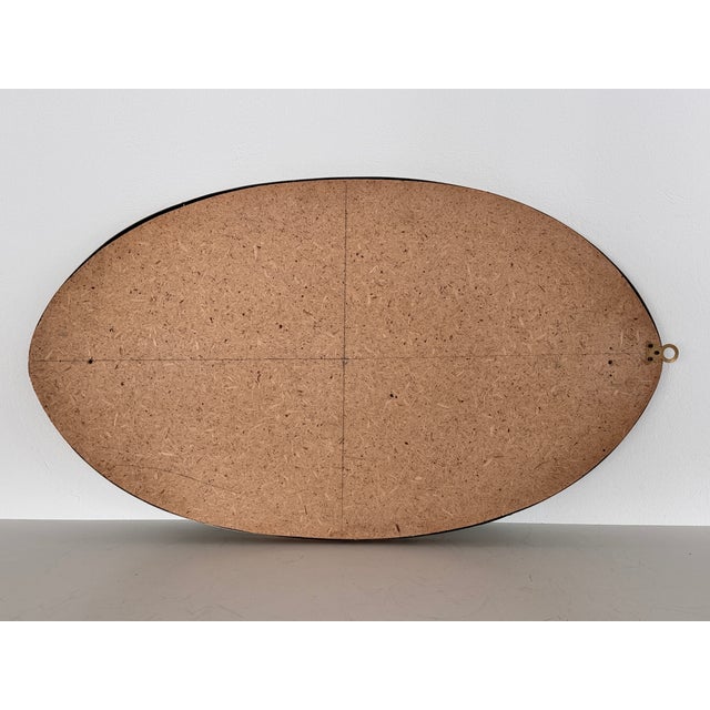 Italian Mid-Century Wall Mirror with Brass Frame and Glass, 1970s For Sale - Image 18 of 18