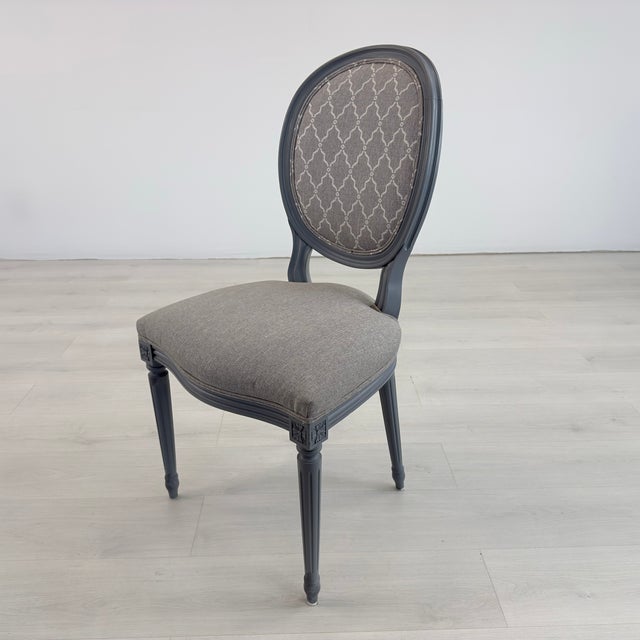 French Louis XVI Dining Chairs – Set of 6 For Sale In New York - Image 6 of 11