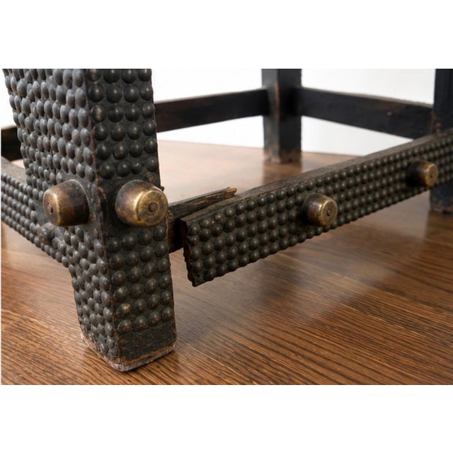 Wood Early 20th Century Ashanti People Ghana Asipim Kings Chair For Sale - Image 7 of 7