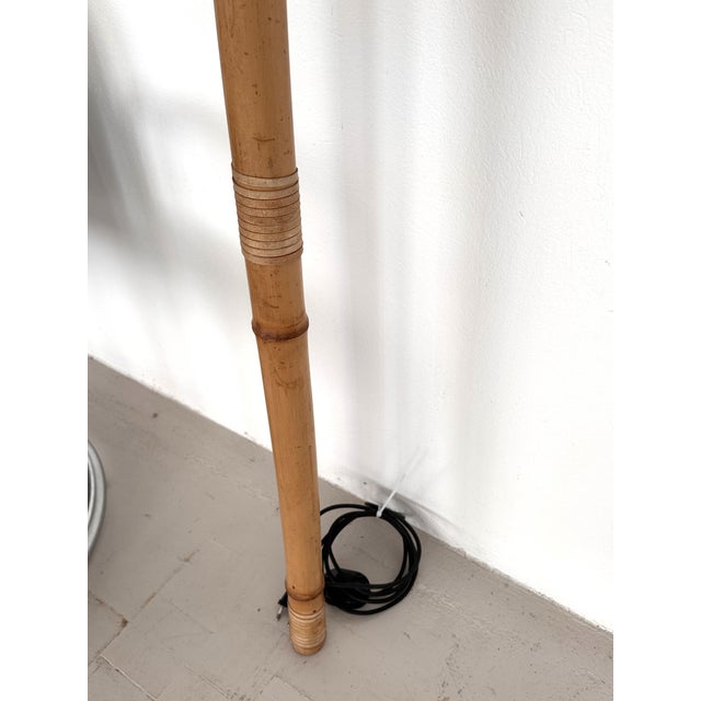Mid-Century Modern Uchiwa I Floor Lamp by Ingo Maurer for M Design, 1974 For Sale - Image 3 of 18