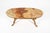 Vintage Hollywood Regency Oval Onyx Coffee Table with Gilt Brass Base, France, 1960s For Sale - Image 12 of 16