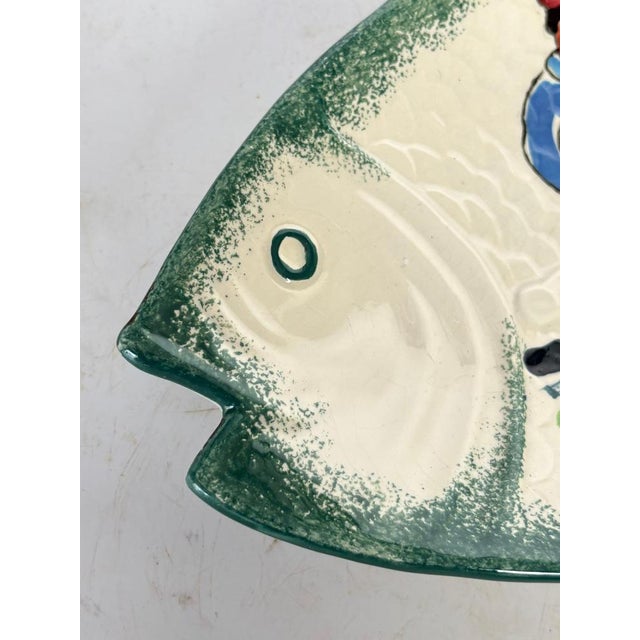 Vintage Ceramic Fish-Shaped Dishes, France, 1970, Set of 2 For Sale - Image 13 of 16