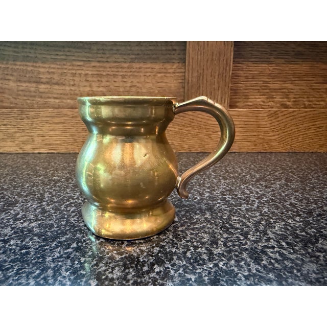 Traditional Antique Brass Tavern Measureing Cups- Set of 3 For Sale - Image 3 of 9