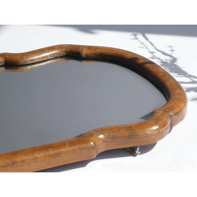 Dutch Arched Walnut Wall Mirror For Sale - Image 10 of 12