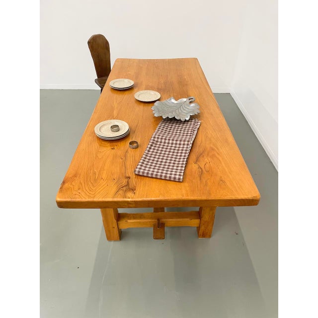 Vintage Elm Farm Table, 1950s For Sale - Image 18 of 18