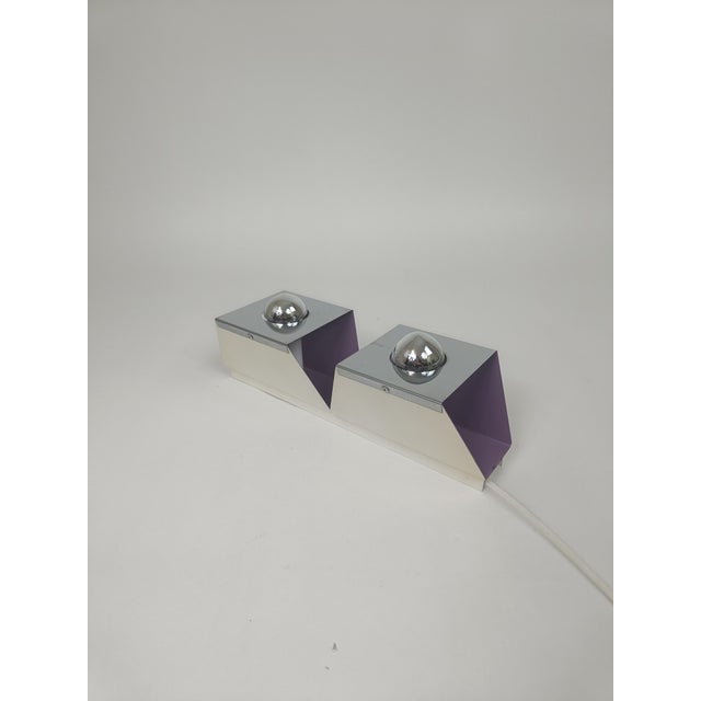 Cubist Wall Lamp, 1960s For Sale - Image 3 of 9