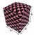Art Deco Boho Chic Black/Pink Kilim Upholstered Handmade Ottoman For Sale - Image 3 of 8