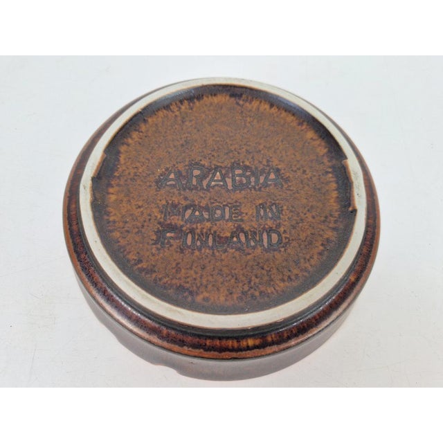 Vintage Ruska Ashtray by Ulla Procope for Arabia For Sale - Image 3 of 9