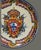Rustic European Vintage Faience F. Sant 'Anna Portugal Majolica Coat of Arms Wall Hanging Platter For Sale - Image 3 of 13