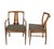 Mid-Century Modern Six Mid-Century Modern Medium Light Walnut Dining Chairs New Upholstery MINT For Sale - Image 3 of 10