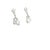 Vintage 5.50 Carat Diamond Drop Earrings, Platinum, Pair For Sale - Image 4 of 4