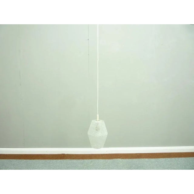 Mid-Century Glass Pendant Lamp, 1960s For Sale - Image 4 of 10