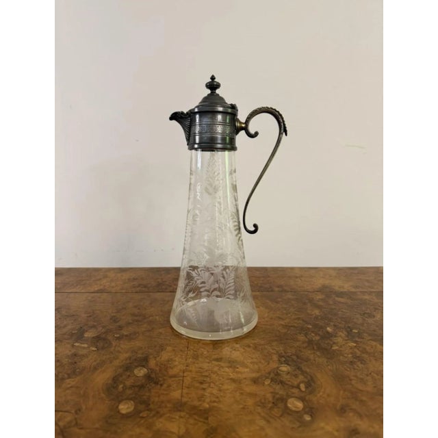 Antique Victorian Claret Jug, 1880 For Sale - Image 4 of 8