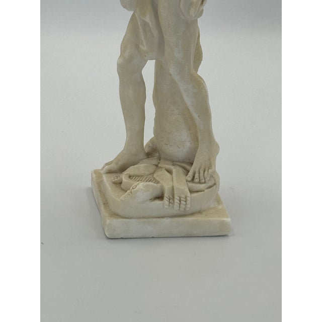 Mid 20th Century Italian Bonded Marble Sculpture — Bernini’s “David” — Mid 20th Century For Sale - Image 5 of 15