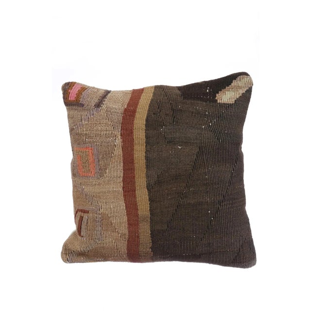 Decorative Kilim Pillow Cover For Sale - Image 4 of 4
