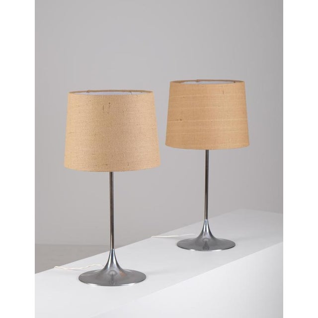 Metal Table Lamps Model Bn 17 by Hans-Agne Jakobsson, Sweden, 1960s, Set of 2 For Sale - Image 7 of 9