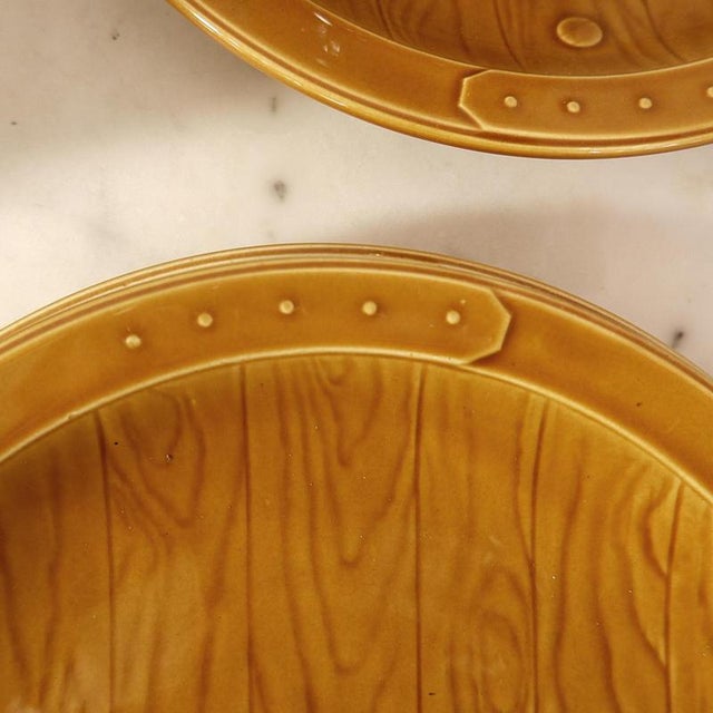 Sauerkraut Tableware from Gien France, Set of 13 For Sale - Image 4 of 16