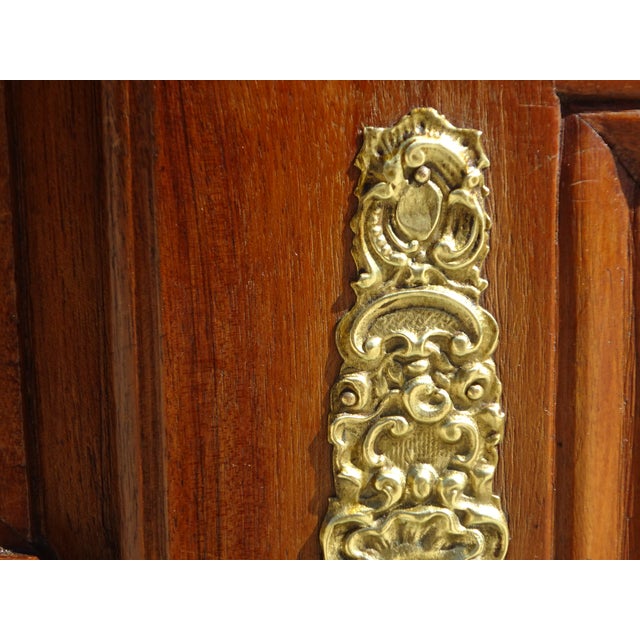 Louis Philippe Wardrobe in Light Walnut For Sale - Image 18 of 18
