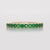 Zambian Emerald Band in Solid 14k Gold – Minimalist Green Emerald Fine Jewelry, Size 6.75 For Sale - Image 4 of 8