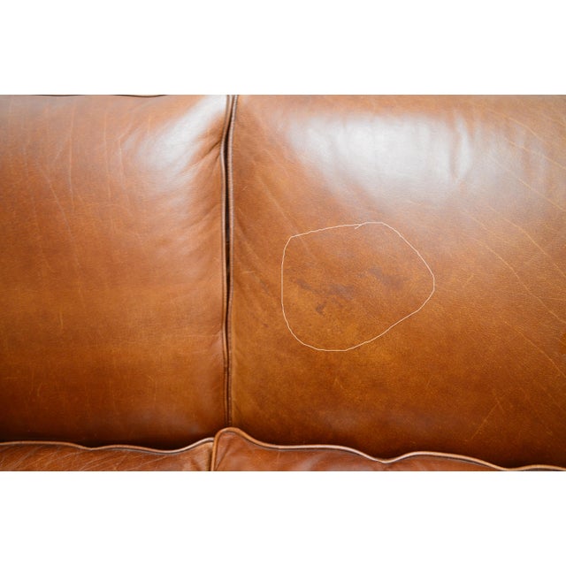 Brown Ralph Lauren Leather Sofa For Sale - Image 8 of 18