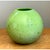 Vintage Green Glass Bubble Sphere Vase For Sale - Image 4 of 12