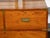 English 1840s Mahogany Campaign Chest with Five Drawers and Brass Hardware For Sale In Atlanta - Image 6 of 12