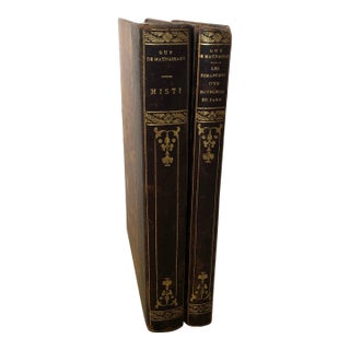 Les Dimanches and Misti by Guy De Maupassant 1800’s- Set of 2 For Sale