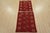 Turkmen Runner 2’6” X 9’7” Red Wool Vintage Tribal Hand-Knotted Oriental Rug For Sale - Image 11 of 12