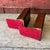 Solid American Walnut Vintage Bookends With Black Accents & Red Felt Bottoms For Sale - Image 9 of 16