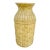 Large Vintage Cane Design Ceramic Vase, Hand Made For Sale