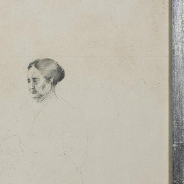 Graça Morais, Portrait, 1980s, Pencil on Paper For Sale - Image 4 of 6
