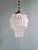 Art Deco Pendant Light in Frosted Clear Glass, 1920s-1930s For Sale - Image 16 of 18