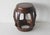 1980s Asian Carved Wood Barrel Stool Plant Stand With Inset Granite Top Vintage For Sale - Image 11 of 18