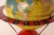 Vintage Replogle Yellow and Red Tin Litho "Globe Grams' Spinning World Globe For Sale - Image 12 of 18